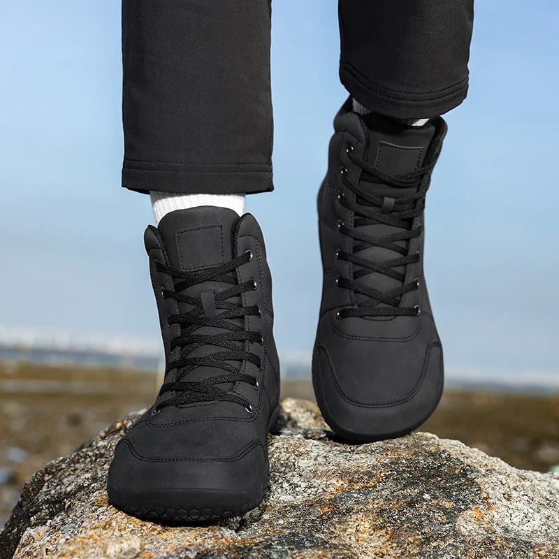 boots men outdoor walking shoes Wide-Toe-Box Barefoot Shoes for Men boots men flats Comfortable casual shoes men mocassin