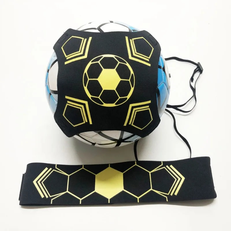 Soccer Trainer, Soccer/Volleyball/Rugby Training Equipment Aid, Football Kick Throw Solo Practice Training Aid Control Skills