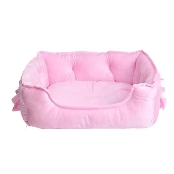 Super Cute Cute Pet Litter Cattery Dog Soft and Comfortable High Elastic PP Cotton Wool Dog Bed Small Dog Sofa for All Seasons