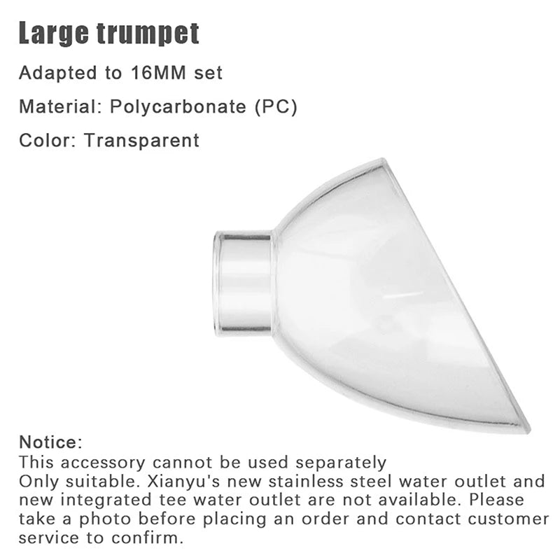 Skimmer Outlet and Lily Accessories for Aquarium; Decoration for Akvarium; Filtered Fishbowl Supplies.