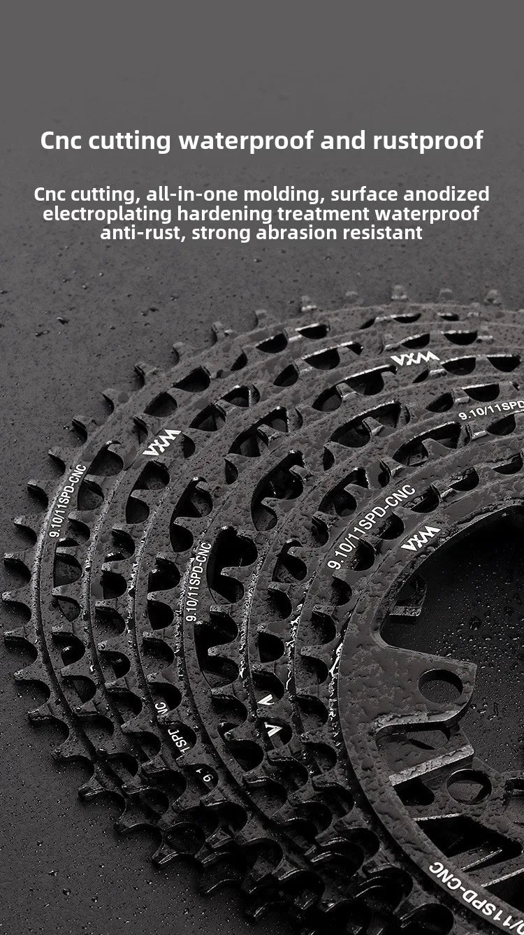 Road bike 110BCD Universal 4 hole claw plus minus teeth single speed disc36T 38 40 42 50T 58T sprocket bycicle parts accesories