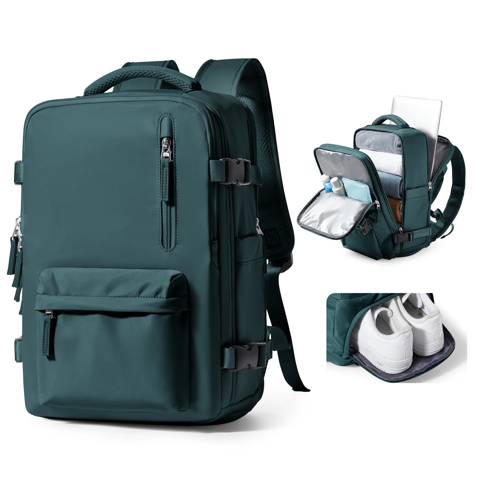 Men's Backpacks mochila viaje Travel Backpack Multifunctional Laptop Backpack Women College USB Carry-ons Waterproof Luggage sac