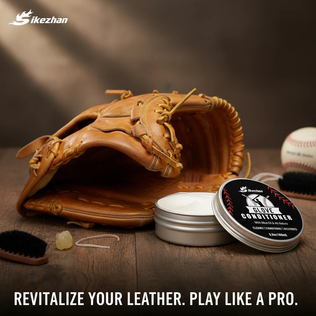 Portable Leather Conditioner for Baseball Softball Gloves and All Leather Sports Equipment Care and Protection Matériel De Sport
