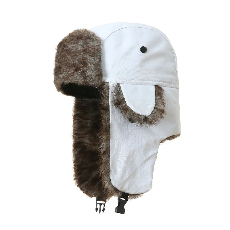 Winter Hats Men Outdoor Warm Hats Pilot Hats Hunter Windproof Ear Protecting and Cold Proof Pullover Hats