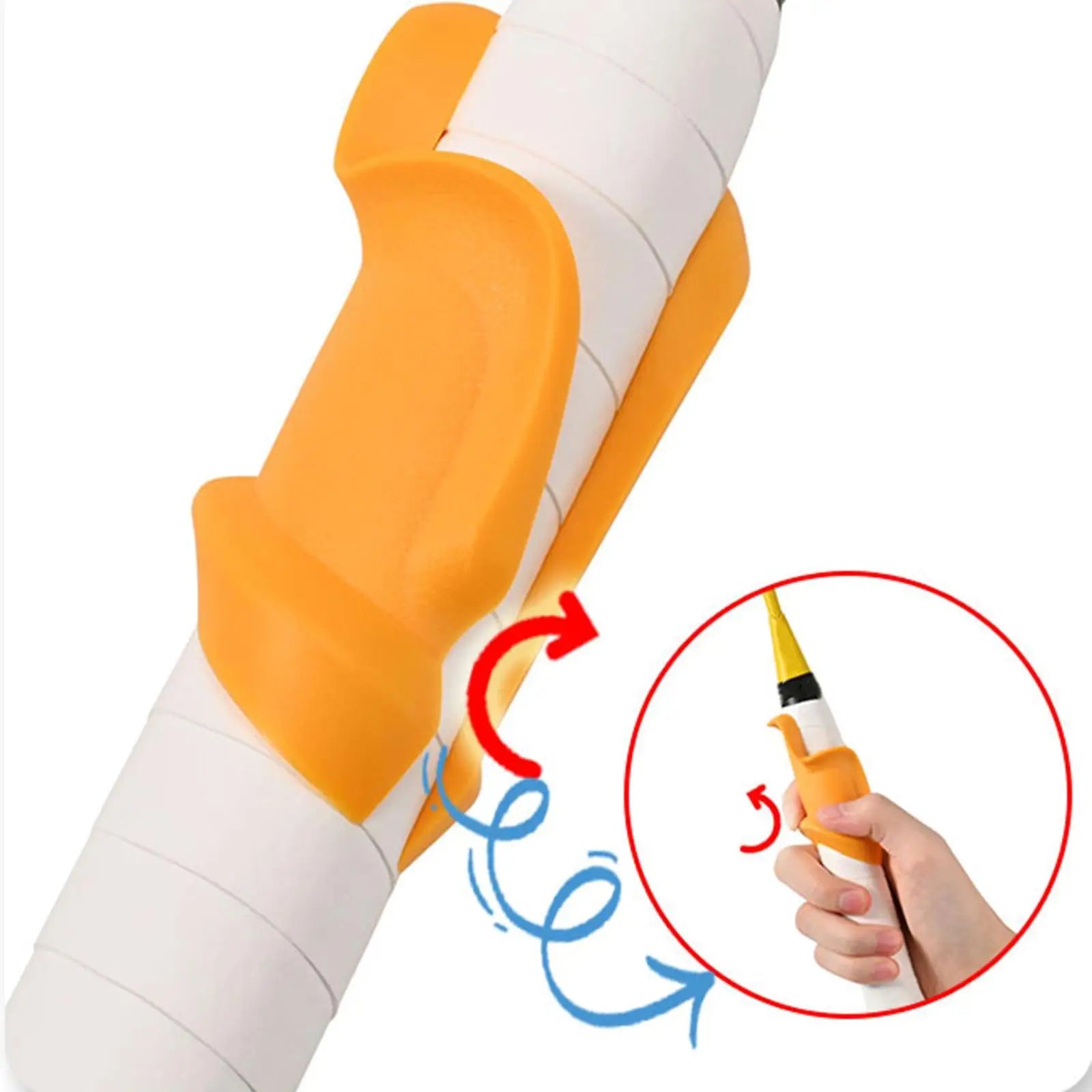 Badminton Grip Aid Posture Correction Training Equipment Replace Lightweight for Outdoor Ergonomic Sports Enthusiast Badminton