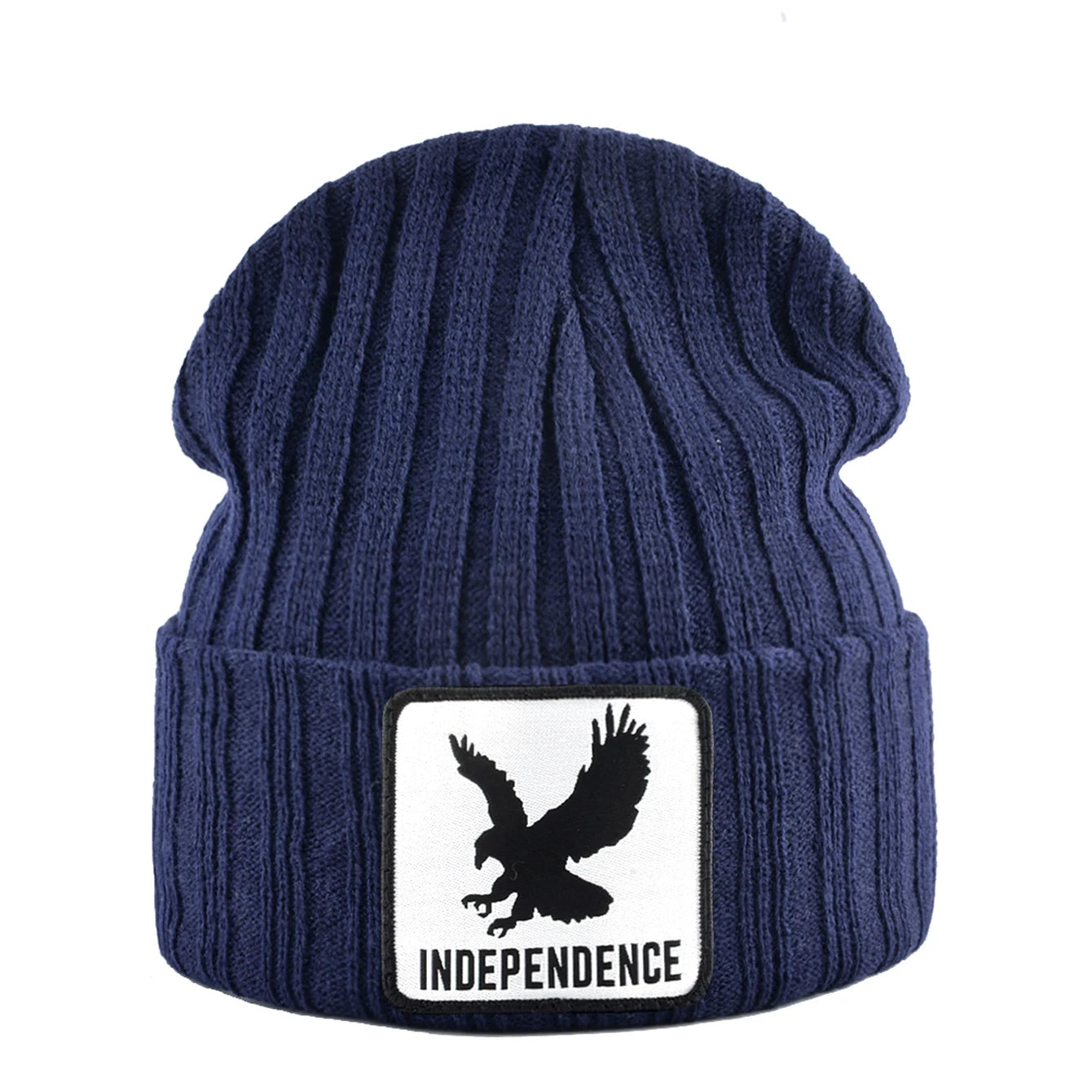 Knitted Skullies Beanie With Animals Patch Men Women Outdoor Casual Sport Hats Autumn Winter Solid Color Hip Hop Beanies