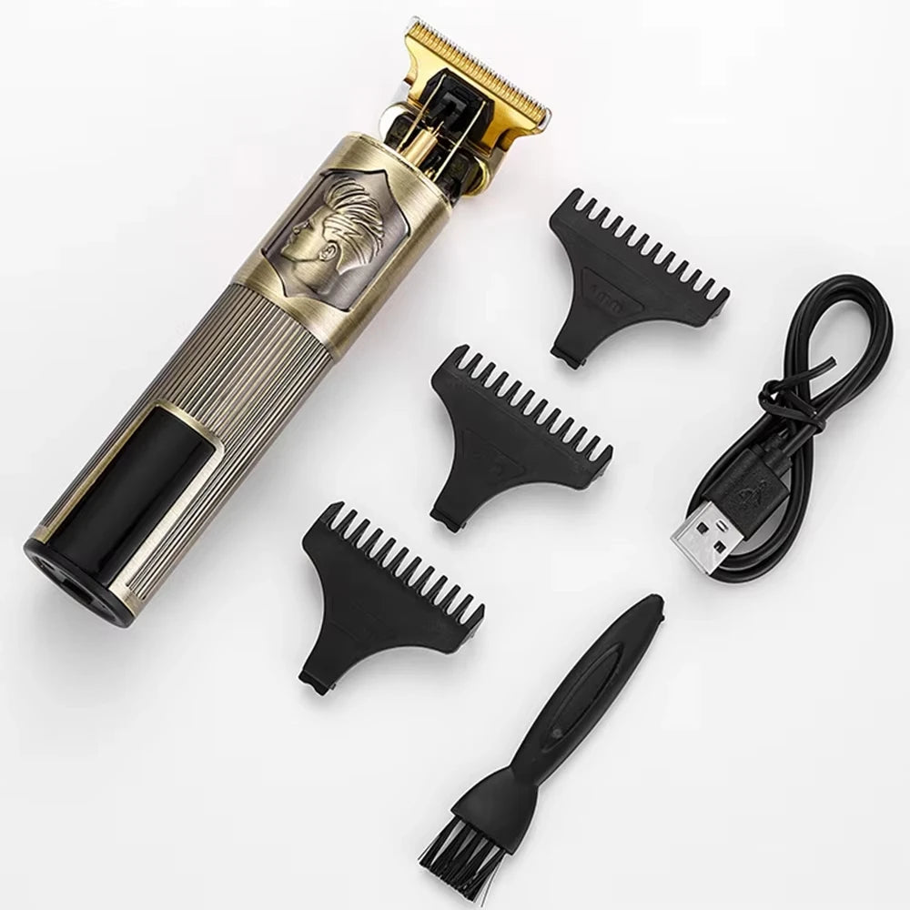 Professional Carving Hair Clipper For Men T9 Electric Hair Cutting Machine Barber Rechargeable Provide Comfortable Shave Clipper