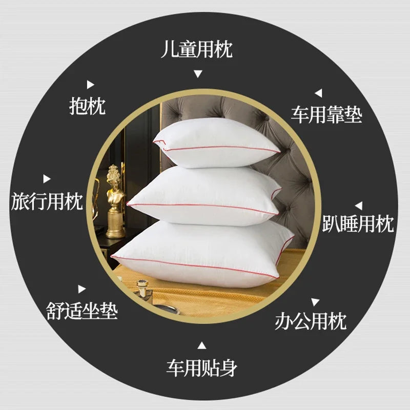 40*40/45*45/50*50/55*55/60*60/65*65/70*70cm Solid Pure Cushion Core Pillow Interior Soft White Head Waist Pillow Inner Cushion