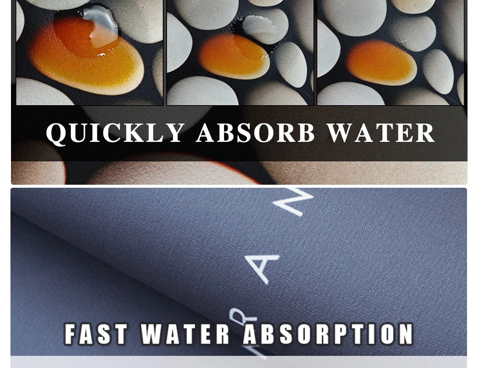 Bathroom Carpet Water-absorbing Quick-drying Floor Mat Non-slip Wash-free Rug Home Decoration Bath Diatom Mud Rugs  Alfombra