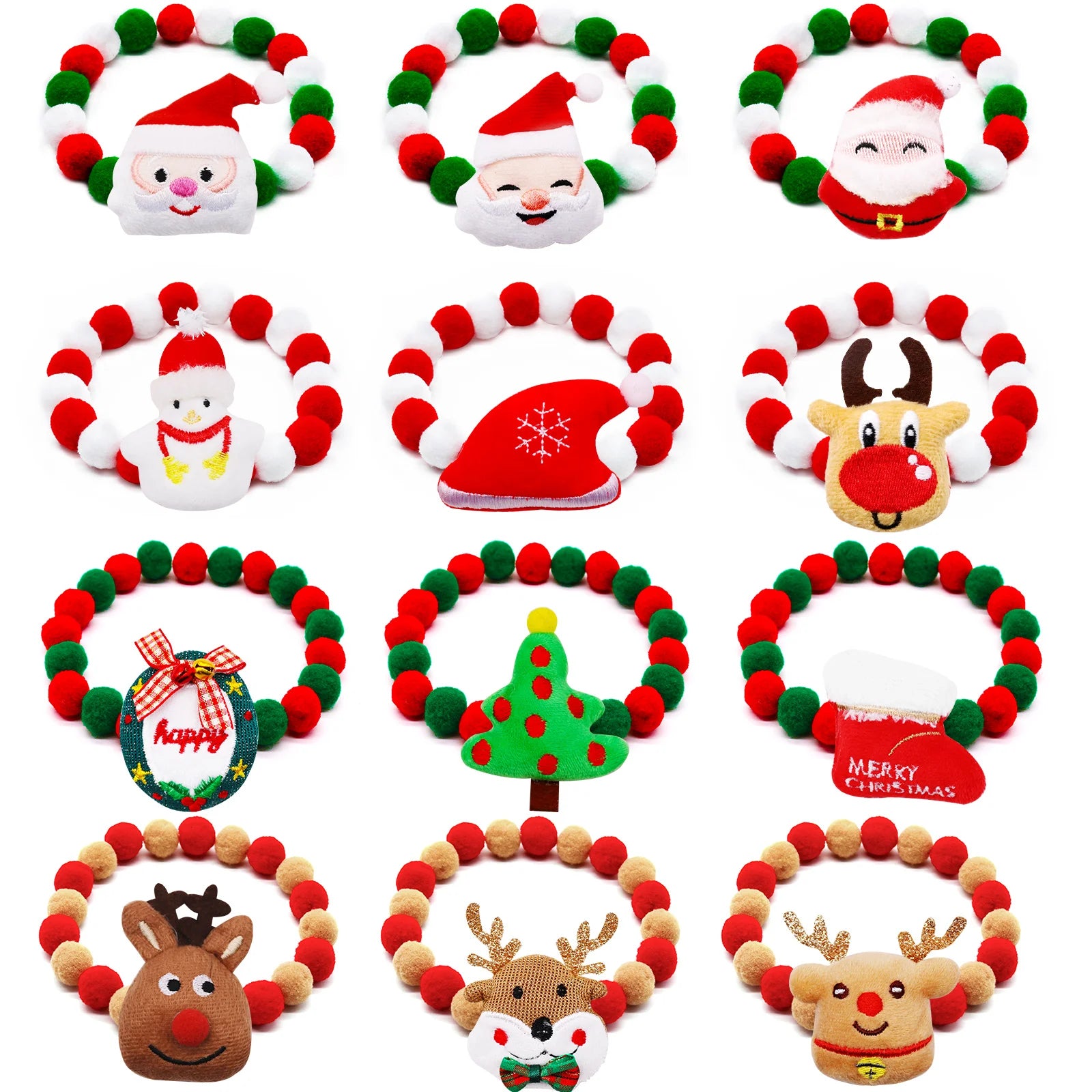 1PC Christmas Decorate Creative Pet Bowtie Dog Bow Tie Puppy Bow Ties Red Collar Dog for Small Dogs Supplies Pet Accessories