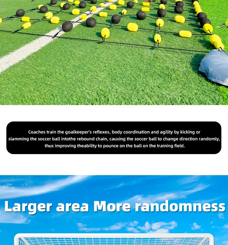 Soccer Training Equipment Soccer Goalkeeper Training Artifacts Rebound Chain Sensitive Reaction Punt Training