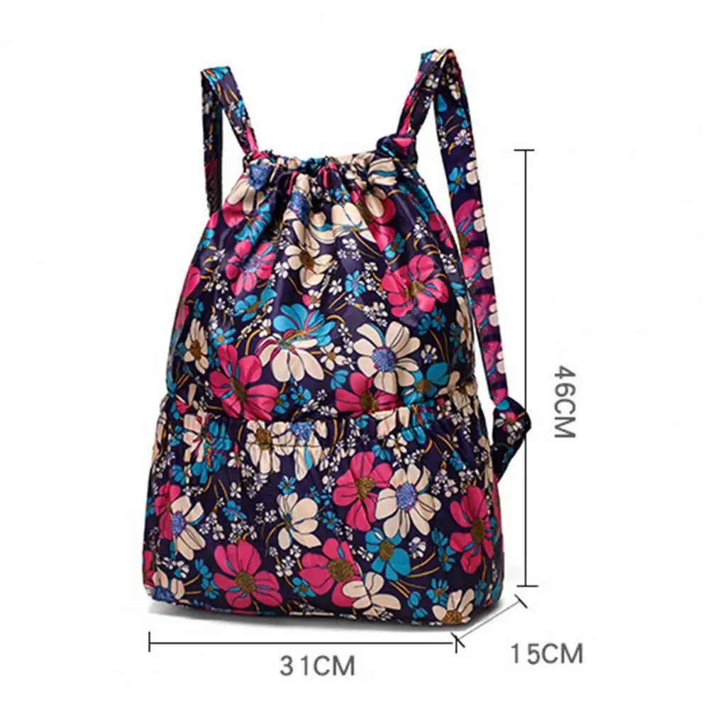 Convenient Travel Backpack  Adjustable Straps Lightweight Women Backpack  Soft Fabric Firm Stitching Rucksack