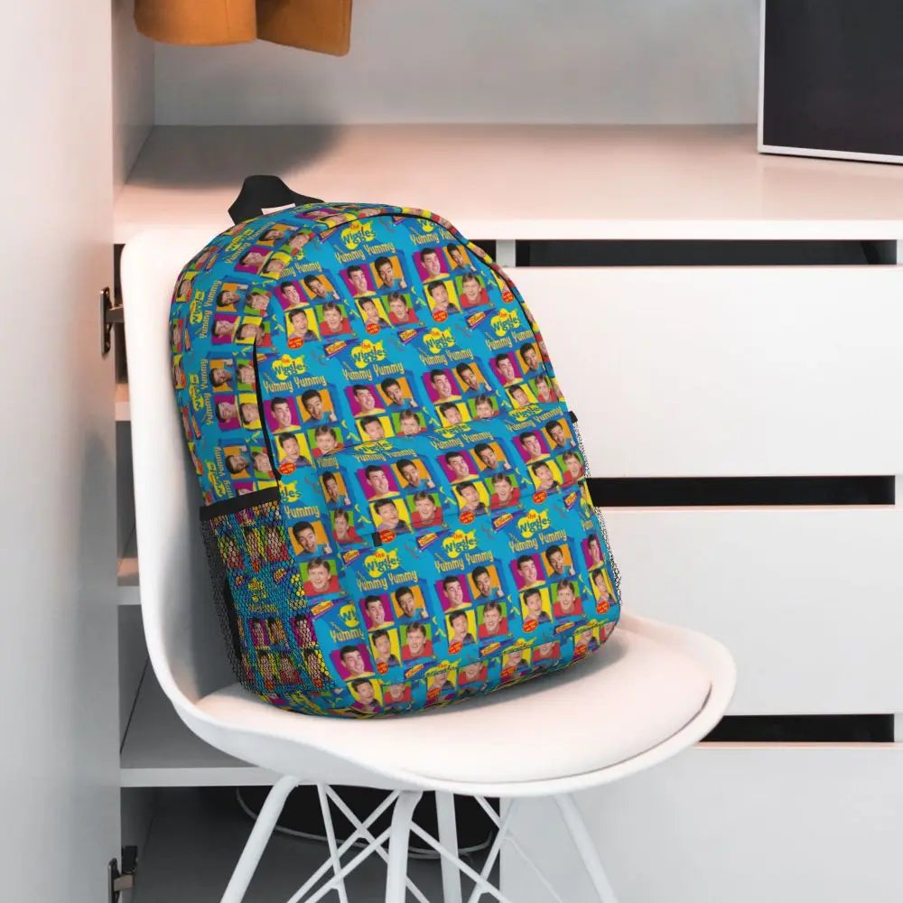 The Wiggles Tv Show Music Band Backpack Student Boys Girls BookBag Children School Bag Computer Shoulder Bags for Men Women