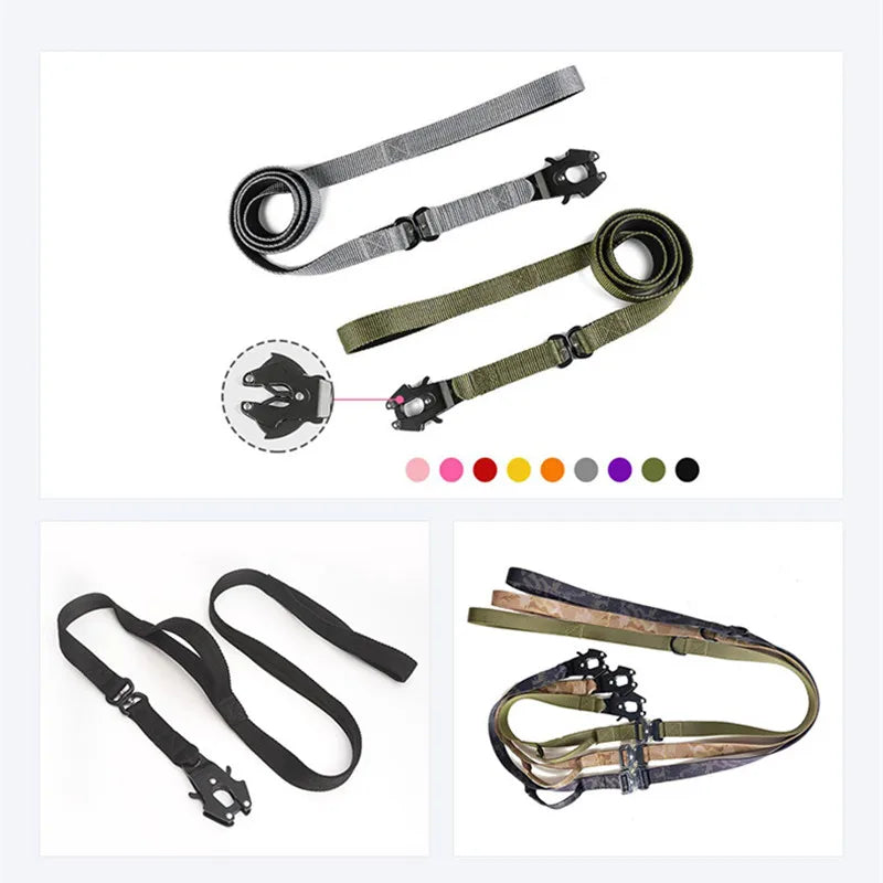 Frog clip, heavy duty quick release and locking dog leash buckle for attaching pet collars outdoor cable Accessories