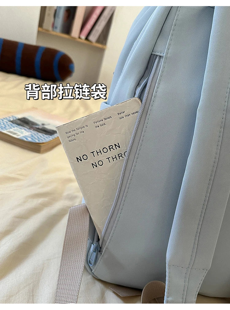 Women's Backpack Daily Travel Female Multi-pocket Casual Woman Man Travel Bag Schoolbag for Teenage Girl Boy Laptop Knapsack