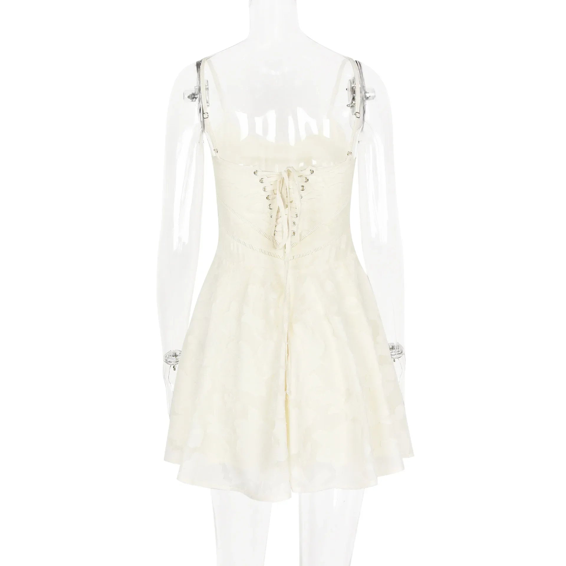 2025 Summer Dresses for Women Fashion Casual  A Line Dress Lace Up Elegant Graduation Birthday Dress