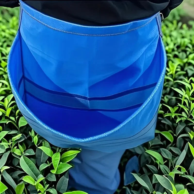 Large Capacity Gardening Apron - PE Easy-Clean for Planting, Harvesting & Weeding (Professional Gardeners)
