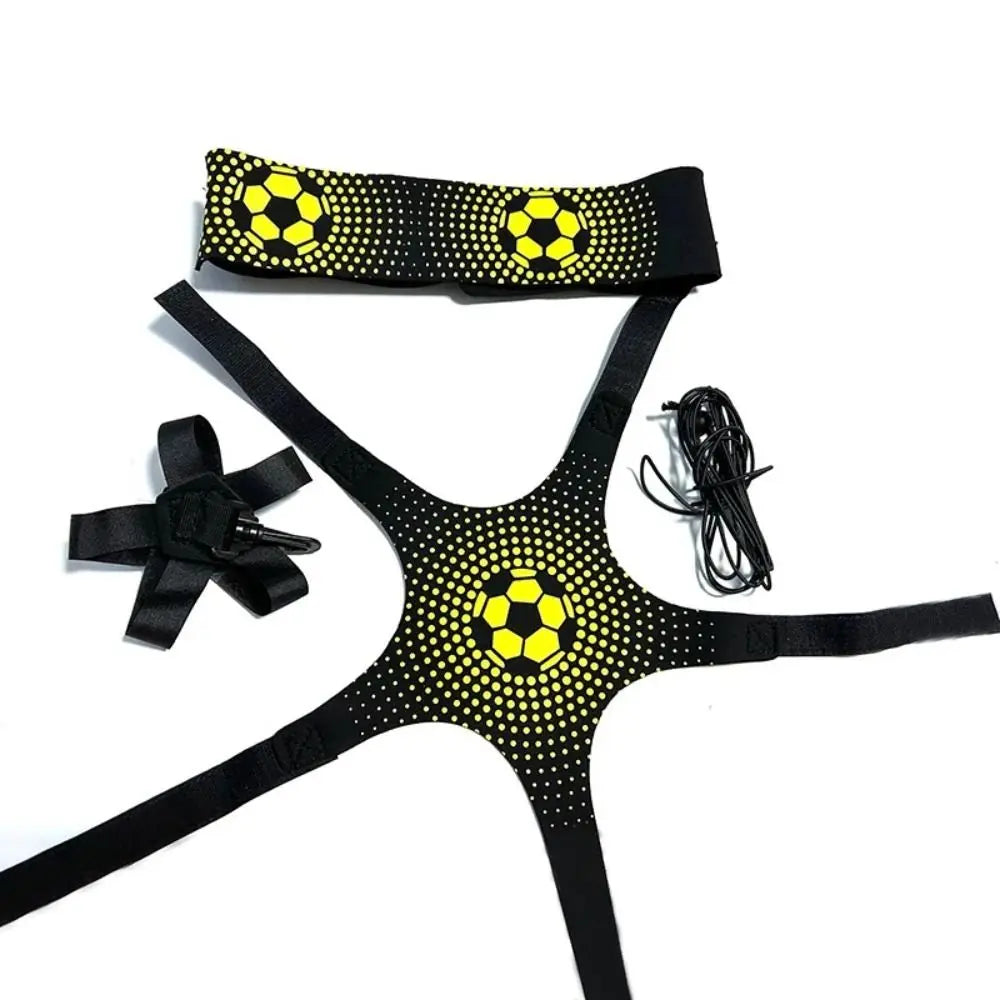 Elastic Belt Soccer Ball Juggle Bags Kicking Durable Football Training Equipment Adjustable Portable Soccer Trainer Belt Adults