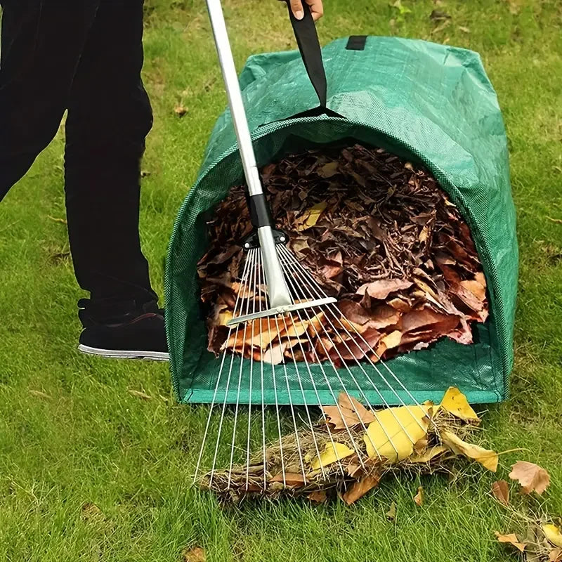 Garden Waste Bag Large Capacity for Yard Leaf and Debris Collection Green Leaf Bag