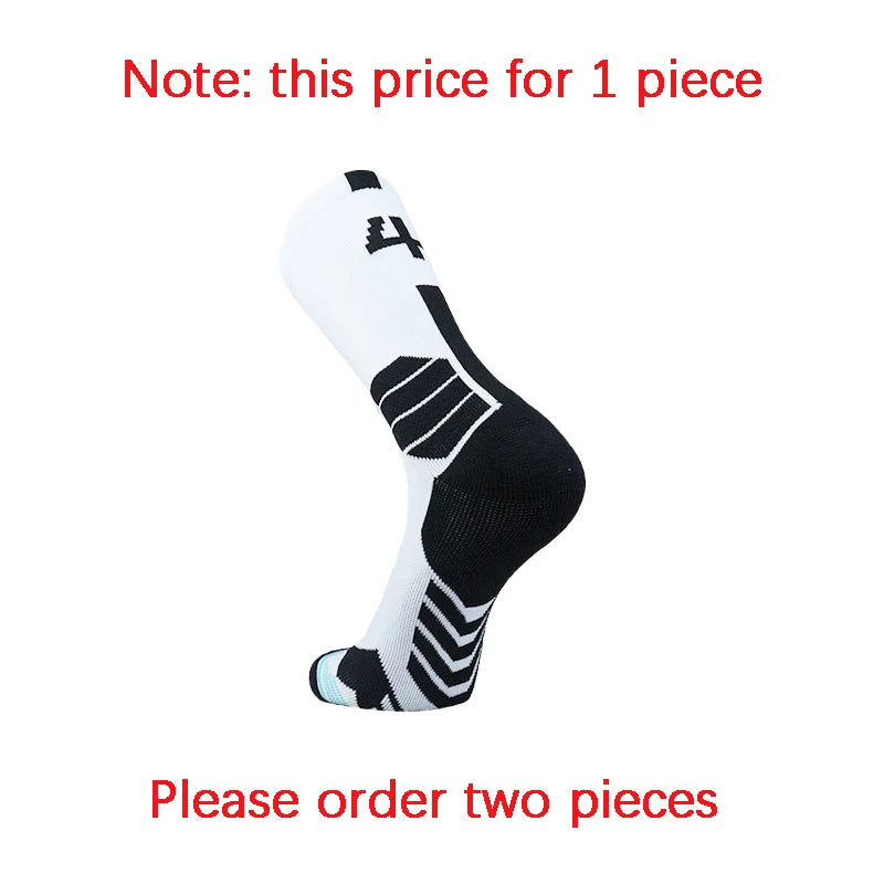 Sports Basketball Socks Professional 1pc Football Sock Men's Cycling Soccer Socks Running Sock Calcetines Customized Number 0-9