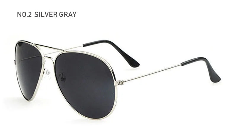 Sunglasses Men Metal Frame Sun Glasses Luxury Vintage Brand Designer Women Unisex Eyewear Blue Mirror Pilot Lunette De Soleil