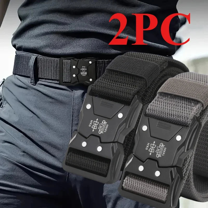 Two Men'S Belts, Stylish Denim Belts, Versatile Men'S Belts, Outdoor Sports Belts, Training, Exercise, Trend.