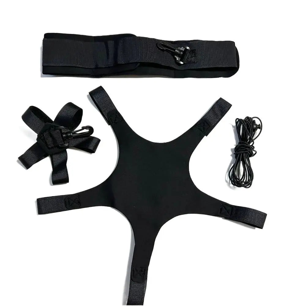 Elastic Belt Soccer Ball Juggle Bags Kicking Durable Football Training Equipment Adjustable Portable Soccer Trainer Belt Adults