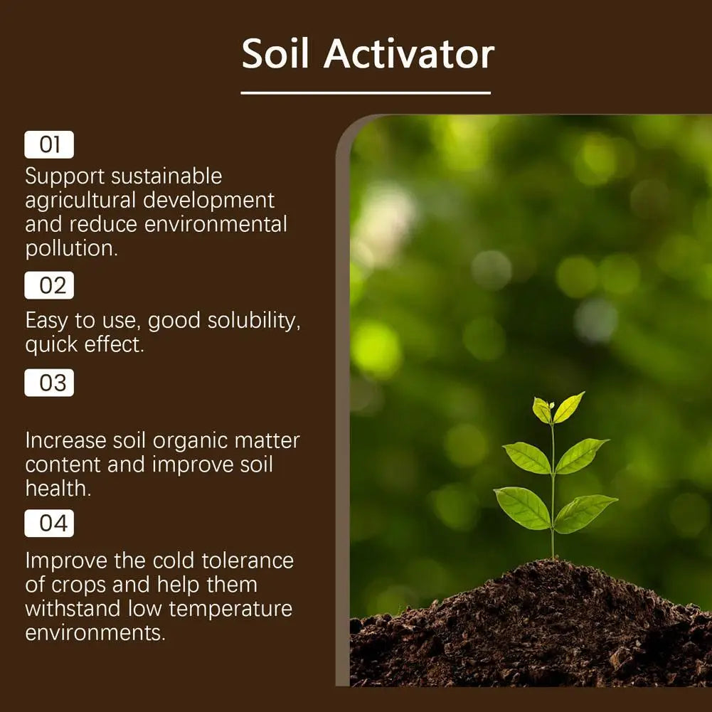 Garden Soil Conditioner Mineral Source Activator For Prevent Soil Compaction Promote Rooting Flower Plant Fertilizer Nutrient