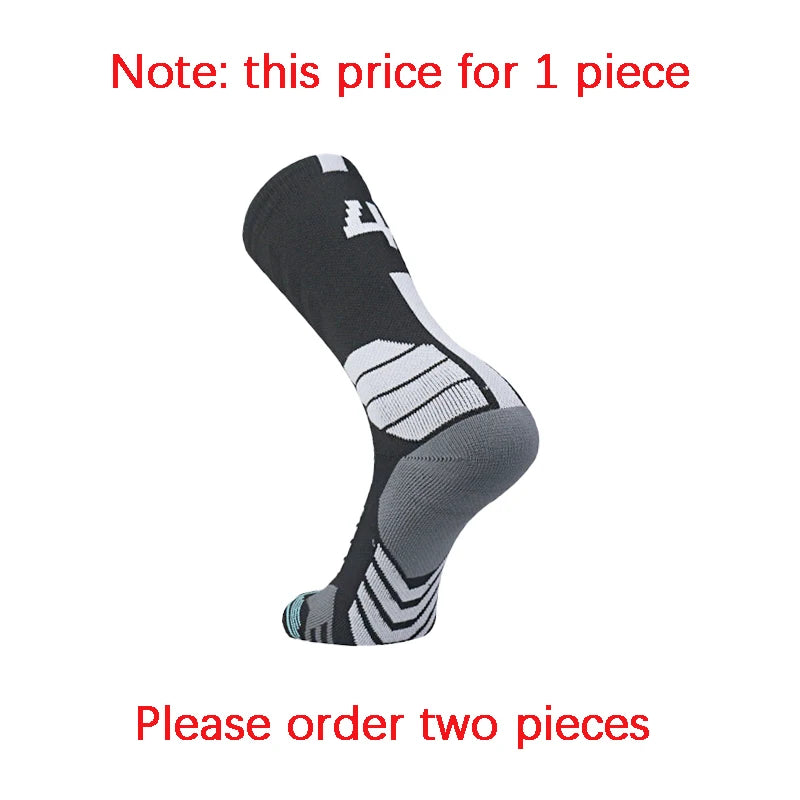 Sports Basketball Socks Professional 1pc Football Sock Men's Cycling Soccer Socks Running Sock Calcetines Customized Number 0-9