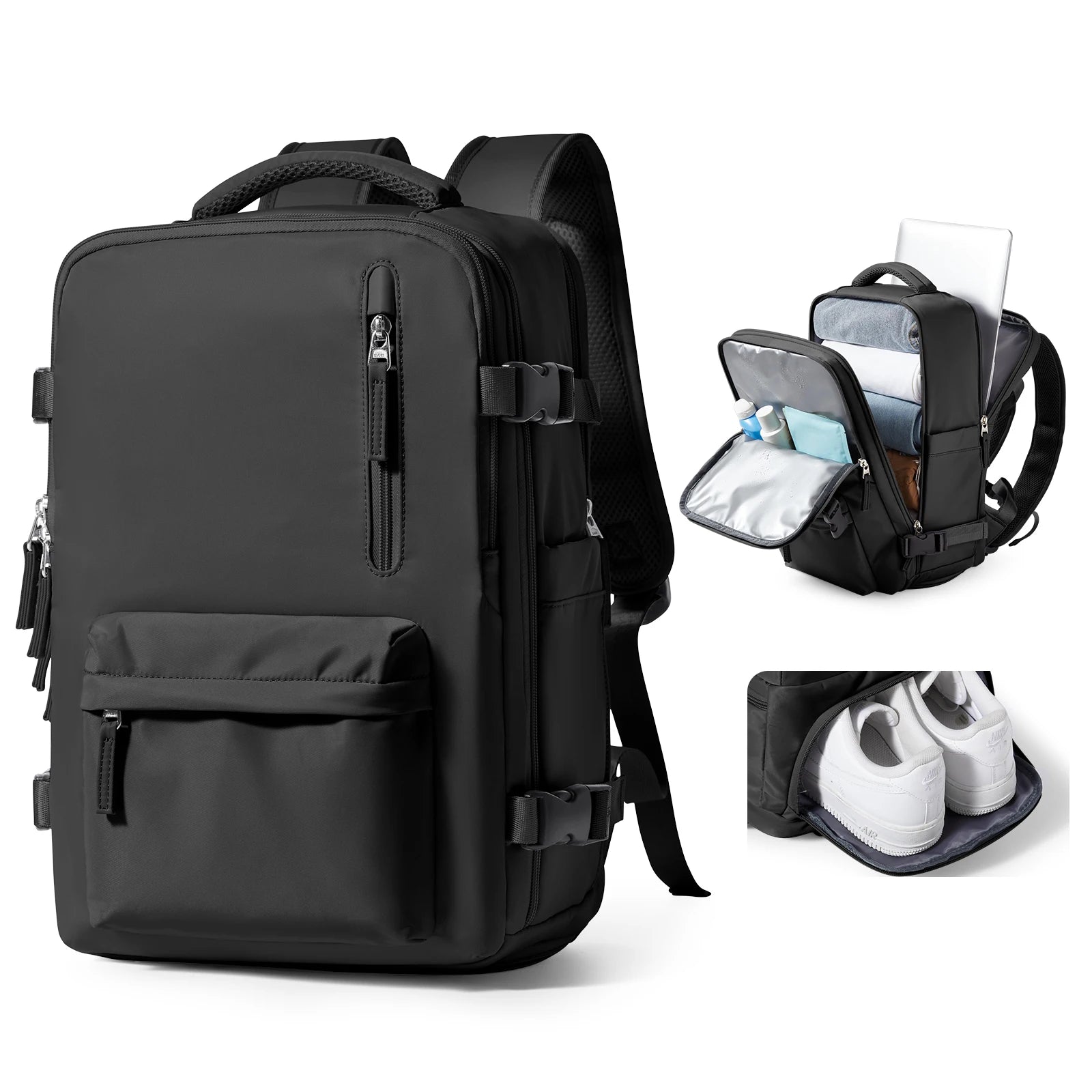 Men's Backpacks mochila viaje Travel Backpack Multifunctional Laptop Backpack Women College USB Carry-ons Waterproof Luggage sac