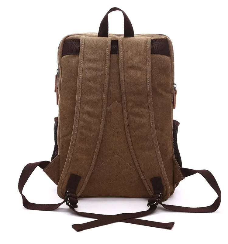 Men's Backpack Vintage Canvas Backpack Men's Travel Bags Large Capacity Backpack Laptop Backpack Bag High Qualit School Bag NEW