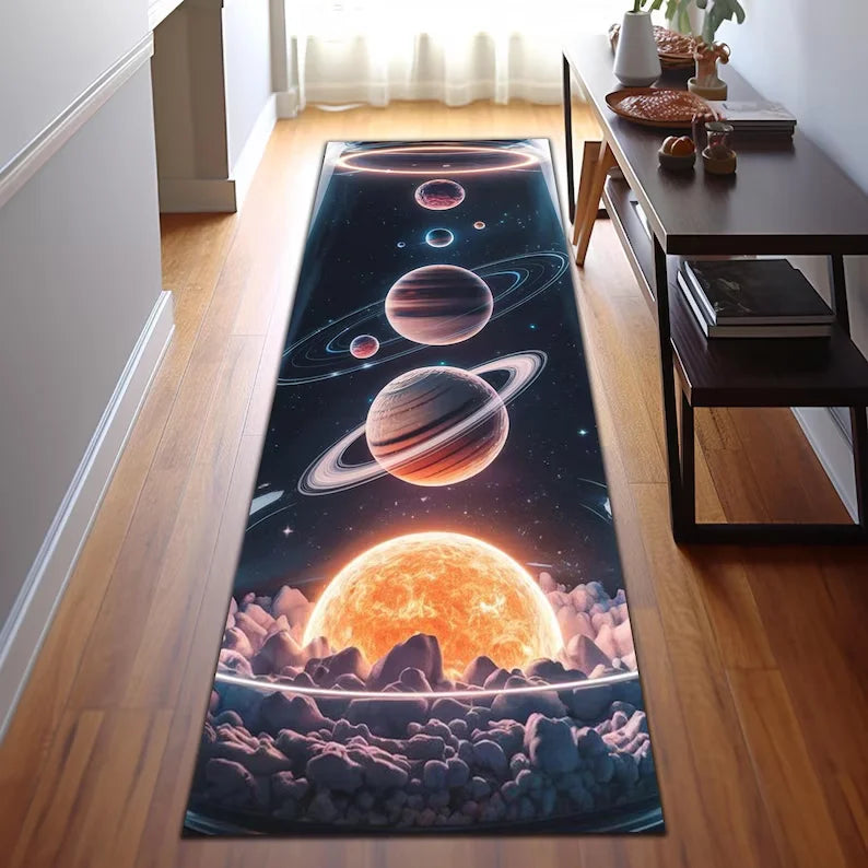 Rug Runner Sci-Fi Home Decor for Movie Fans Funny Hallway Carpet Geek Gift Inspired Floor Art Home Decoration