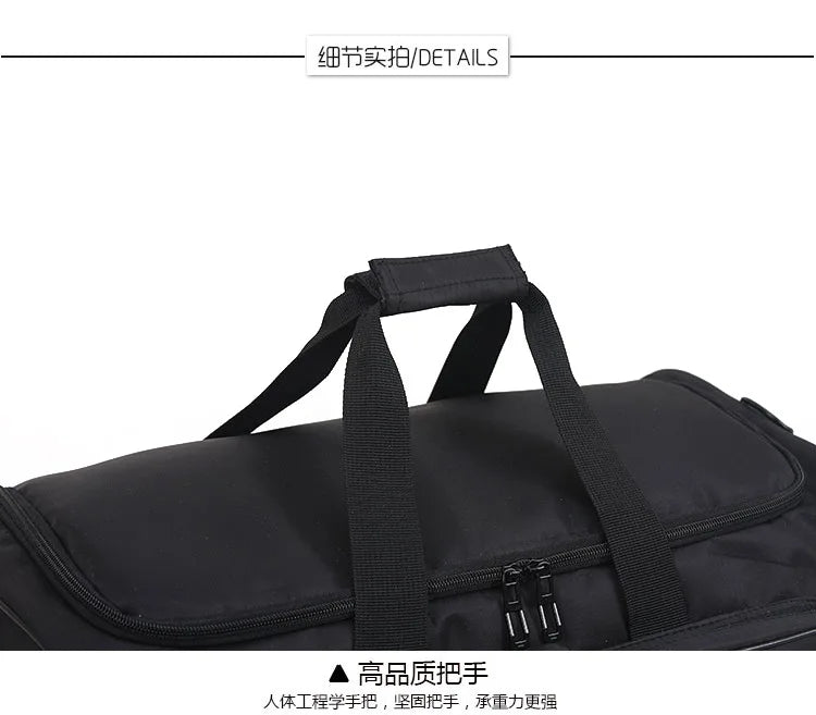 Sports And Fitness Bag Multi Functional Shoe Storage Travel Bag Large Capacity Basketball Football Shoulder Bag