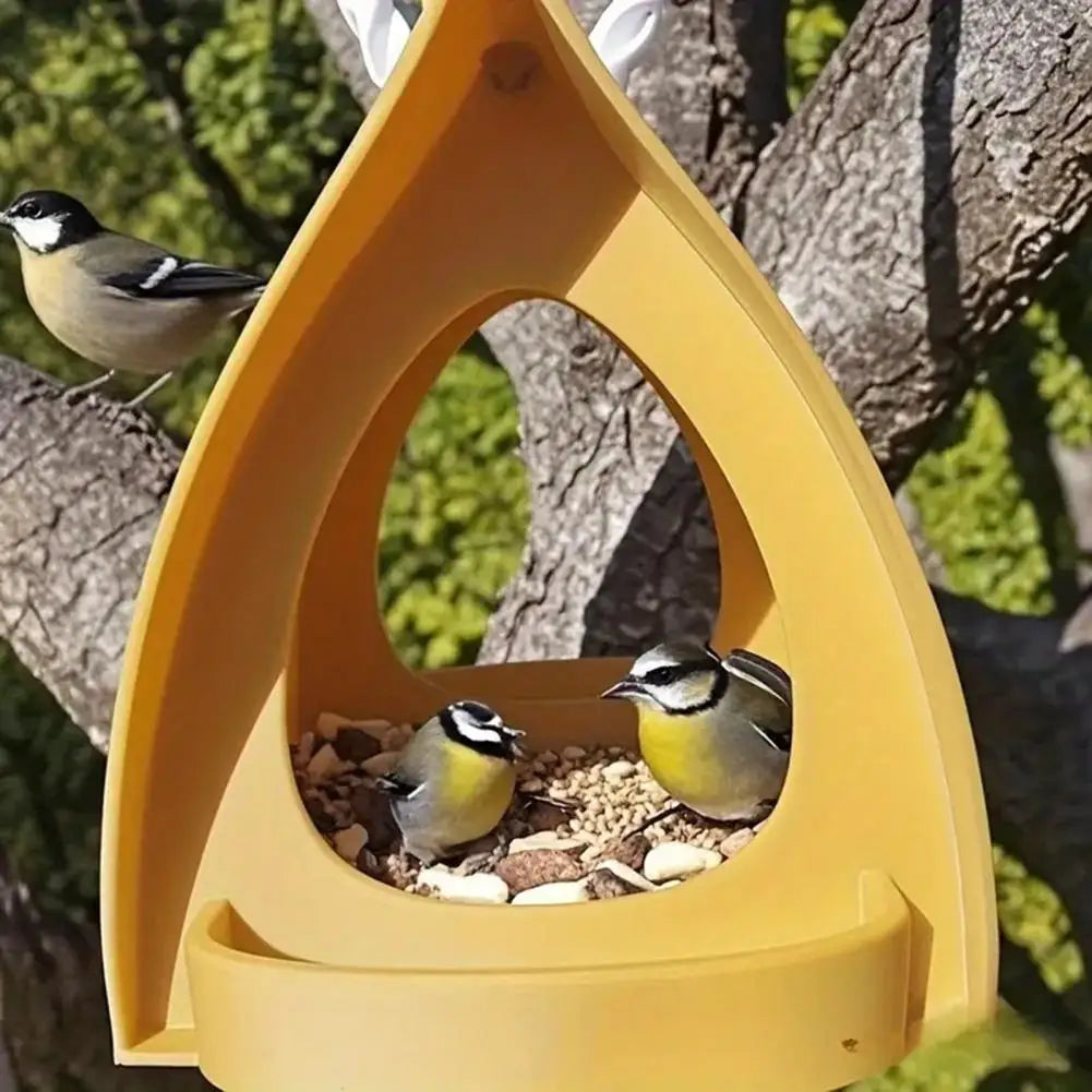 Hanging Bird Feeder Large Capacity Outdoor Bird Feeder Birdhouse Garden Bird Feeder for Sparrow Finch Balcony Yard Porch