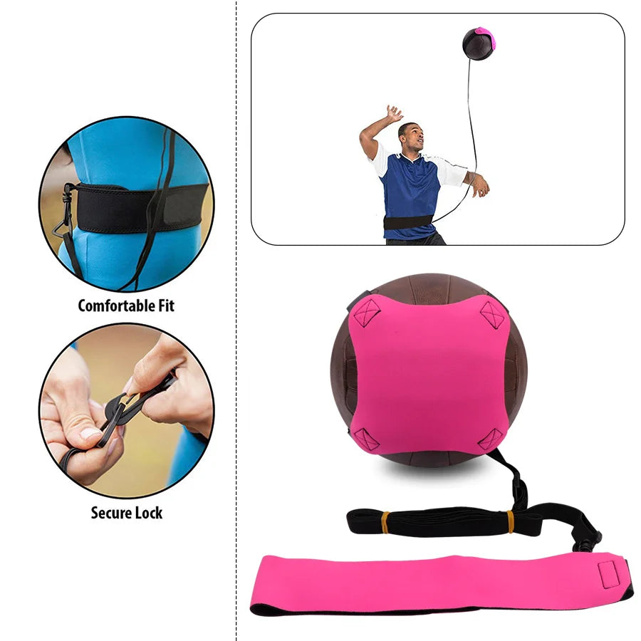 Volleyball Training Equipment Aid Practice Your Serving Great Solo Serve & Spike Trainer for Beginners Perfect Volleyball Gift