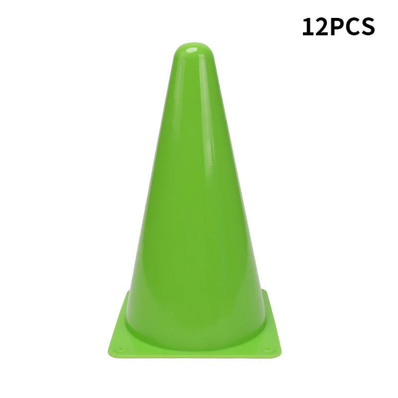 12PCS Durable Sports Football Accessories Soccer Training Marker Equipment Agility Cones