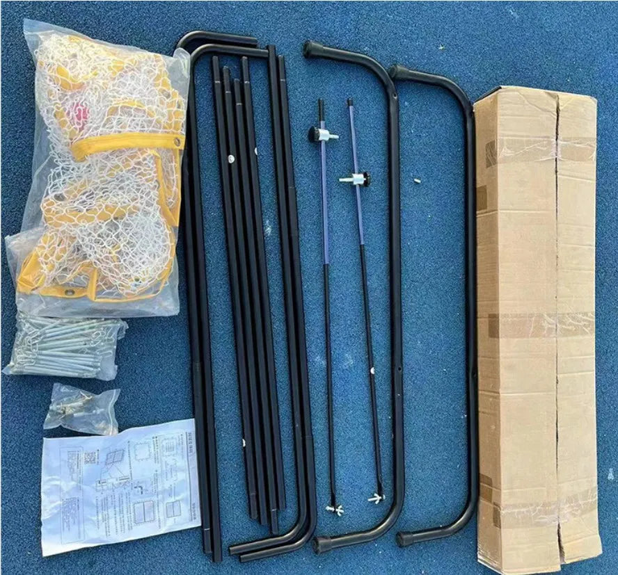 6.56' Multi-Sport Training Equipment Soccer Baseball Rebounder Bounce Back Net