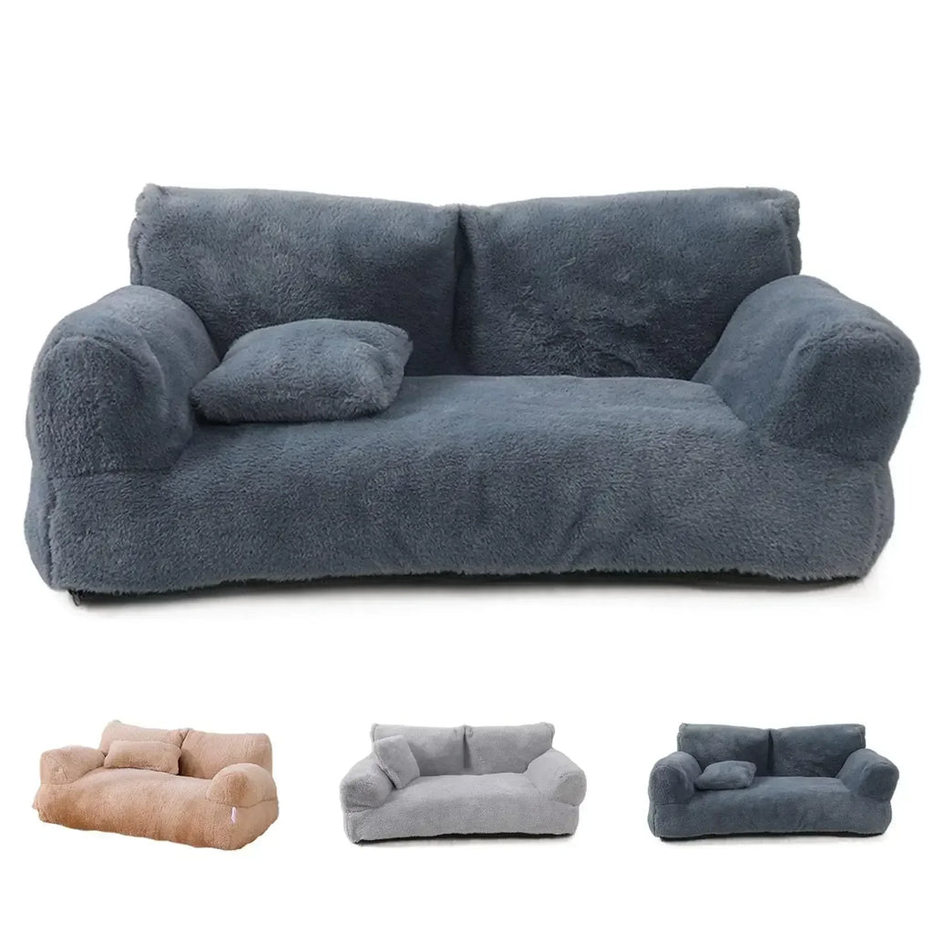 Cat Bed House Plush Dog Sofa Beds Washable Warm Pet Dog Nest Cat Beds Sofa Comfortable CatS Cushion Dog Sleep Winter Furniture