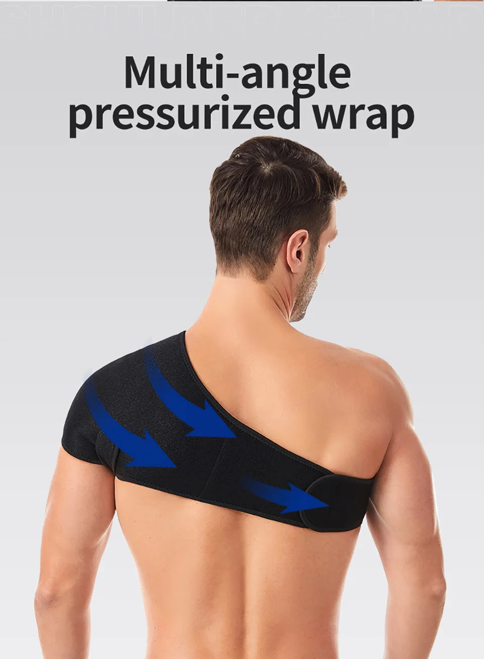 Sports Shoulder Pads Wide Adjustable Shoulder Guard Stretching Pressurized Protective Gear Fitness Outdoor Riding Weightlifting