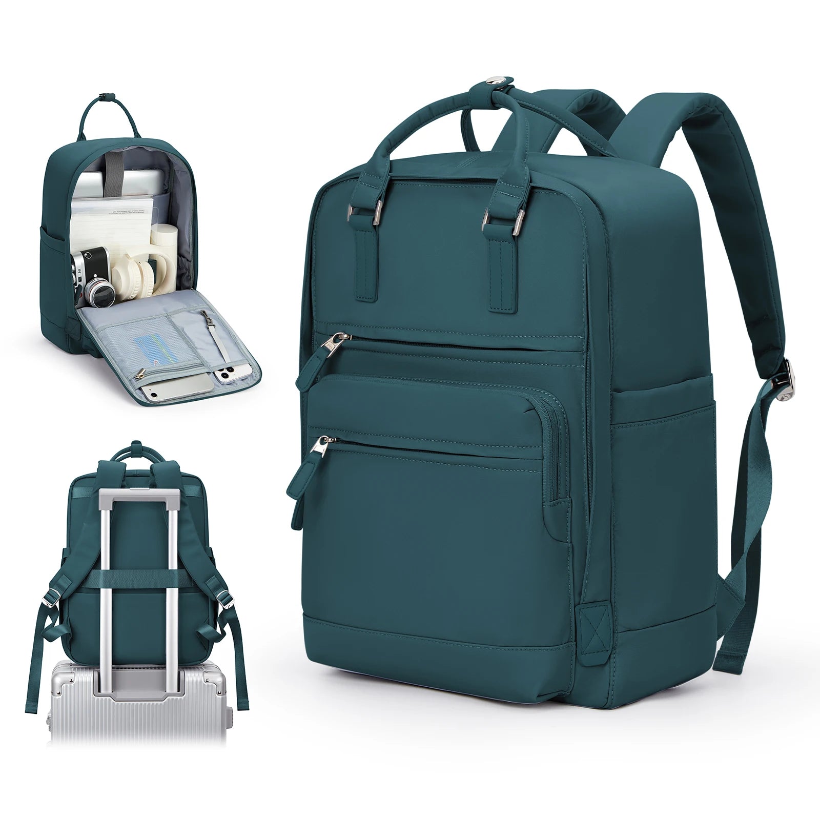 Travel backpack, ladies large capacity short-distance travel bag, college students computer backpack, duffel bag, multi-color