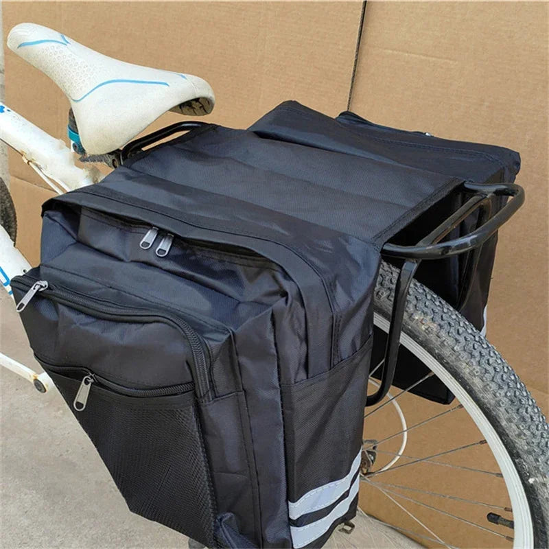 Bike Trunk Bag Luggage High-capacity Back Seat Double Side Cycling Bycicle Durable Travel