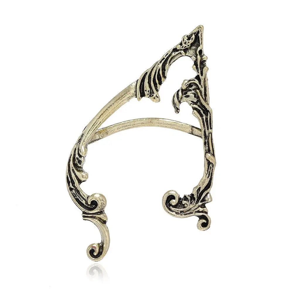 Ear Hook Clip Earrings Solid Color Fashion Design Gothic Elves Ear Cuff Women Earrings Korean Ear Bone Clip Pierced Earrings