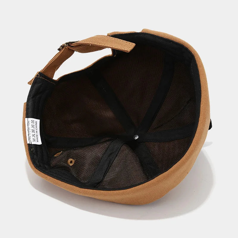 Cat Ears Cute Hats For Women Men Spring Summer Fashion  Melon Hat Female Simple Casual Adjustable Beanie Vintage Brimless Cap