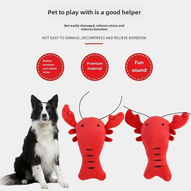 Fun Pet Toy Puppy Dog Plush Squeaky Toys For Small Medium Dogs Durable Cute Chew Toy For Dogs Pet Training Dog Accessories