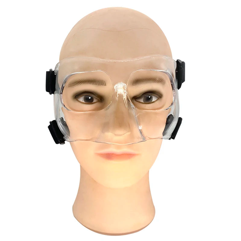 Sports Nose Helmet Basketball Mask Nose Guard Face Shield Protective Mask With Adjustable Elastic Strap Anti-collision Equipment