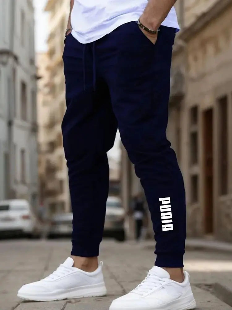 New men's printed fashionable sports pants - fitness sports pants - comfortable sports trousers - running sports pants - fitness