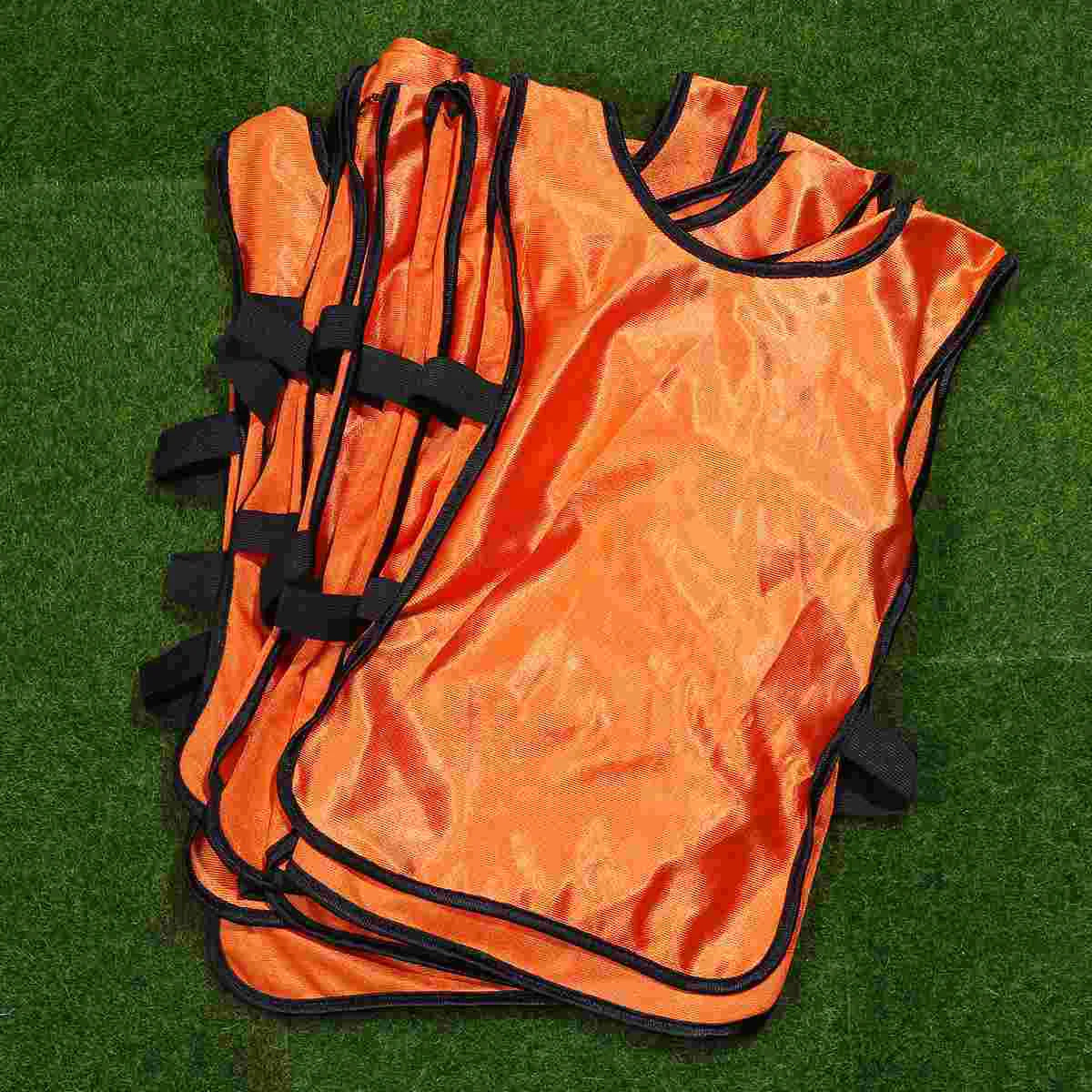 6 Pcs Vest Training Sports Equipment for Kids Pinnies Football Vests Red Child