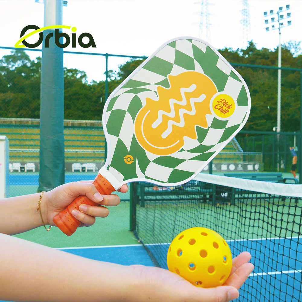 Orbia Pickleball Paddles Set 4 Balls 2 Pickleball Paddle 1 Bag Pickleball Sports Equipment Comfortable Grip For Outdoor Play