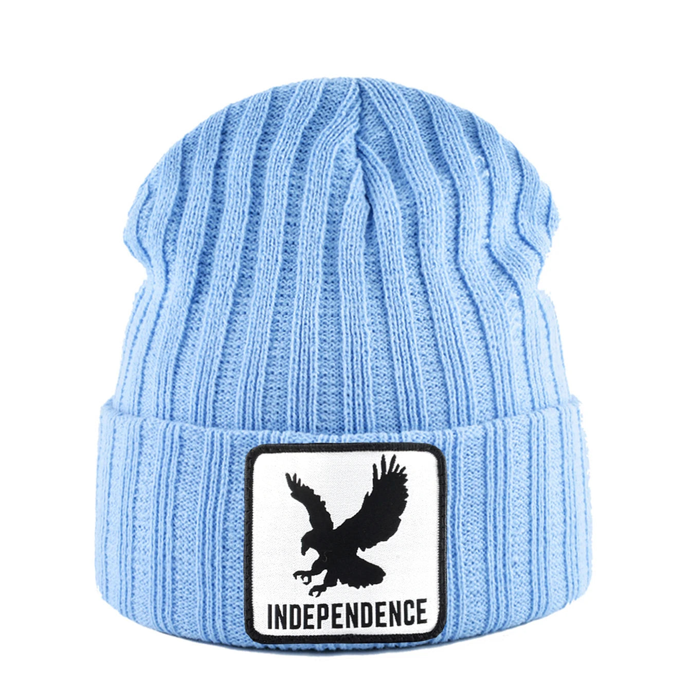 Knitted Skullies Beanie With Animals Patch Men Women Outdoor Casual Sport Hats Autumn Winter Solid Color Hip Hop Beanies