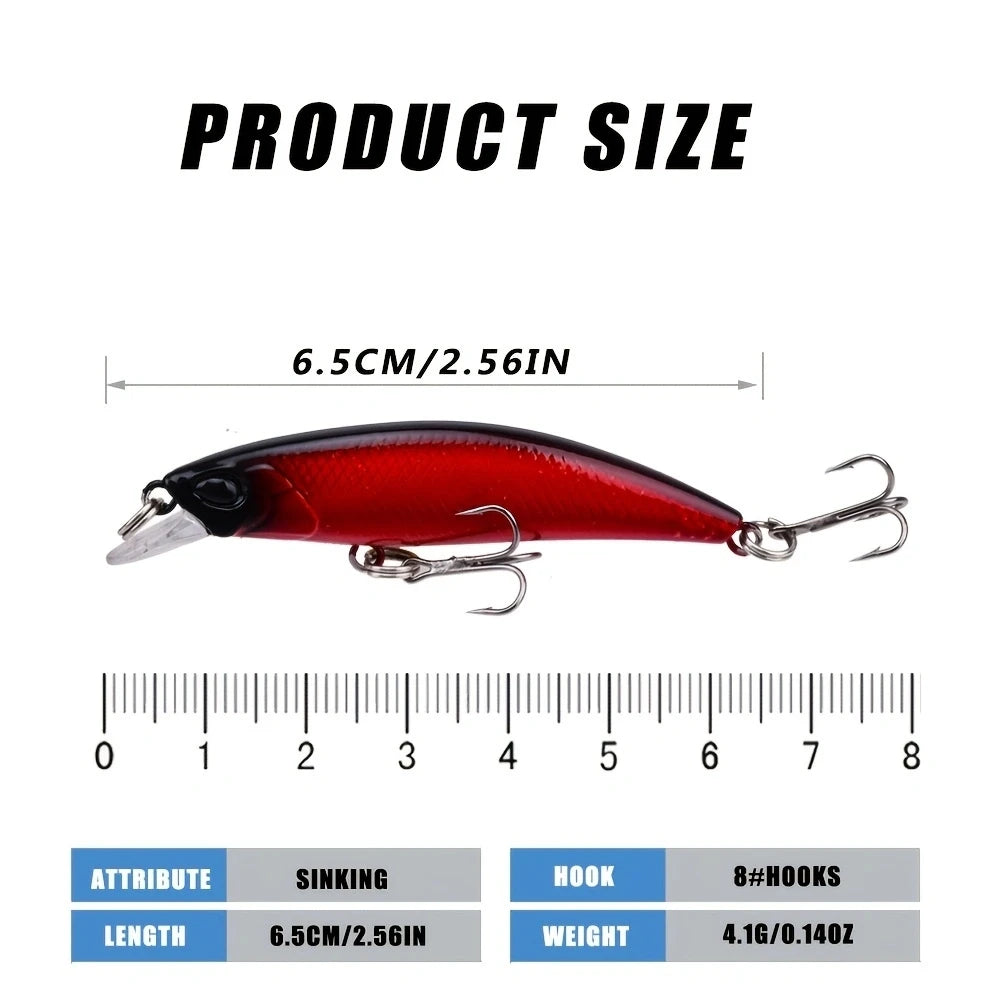 Fishing Lure Set Fishing Hard Bait Mini Minnow Floating Swing Crankbait Crazy Wobblers Artificial Bionic Crank Lures